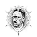 hitler tattoo design idea