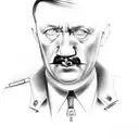 hitler tattoo design idea