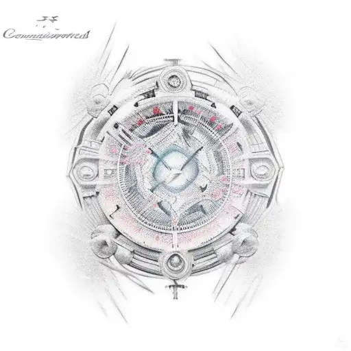 coordinates 50.120360, 8.712267 tattoo design idea