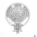 a scottish clan crest tattoo design idea