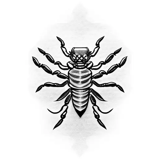 Scorpion tattoo design idea