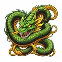 dragon ball shenron wrapped around arm sleeve tattoo tattoo design idea