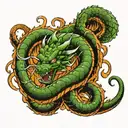 dragon ball shenron wrapped around arm sleeve tattoo tattoo design idea