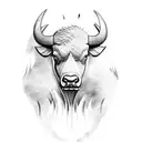 buffalo tattoo design idea