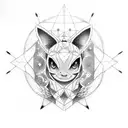 Umbreon  tattoo design idea