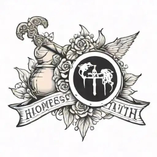 hypocrisy honesty time faith tattoo design idea