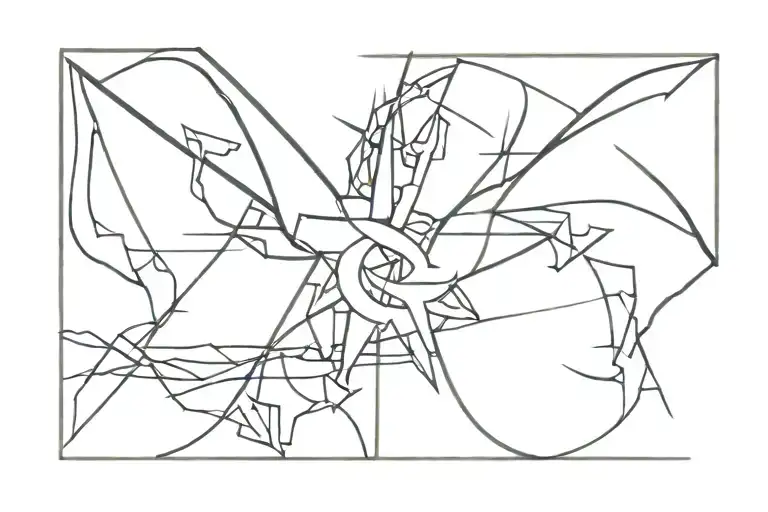music cd 'hybrid theory tattoo design idea