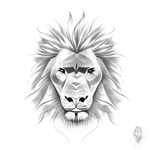 shark and gorilla and lion tattoo design idea