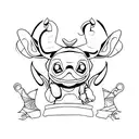 stitch  tattoo design idea