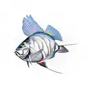 perch tattoo design idea