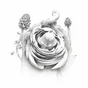 hyacinth tattoo design idea