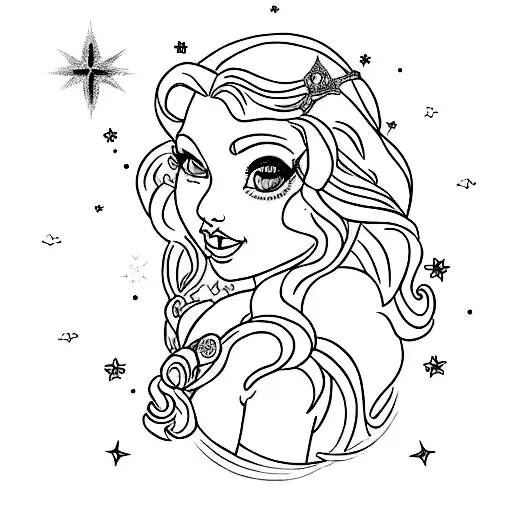 pequeno príncipe, estrelas, sol, rapunzel de enrolados, Taylor swift tattoo design idea