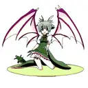 dragon with fairy wings tattoo design idea