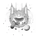 Per aspera ad astra tattoo design idea