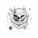 Per aspera ad astra tattoo design idea