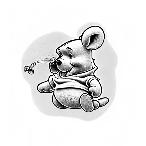winnie the pooh tattoo design idea