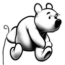 winnie the pooh tattoo design idea