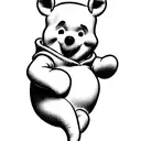 winnie the pooh tattoo design idea