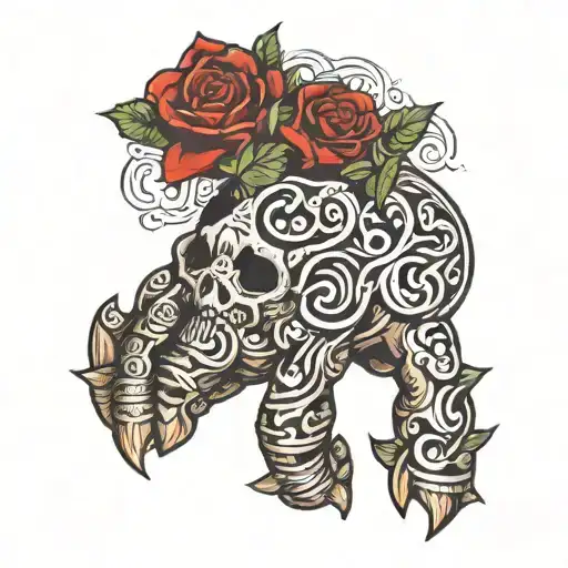 cool looking tattoo for hand tattoo design idea