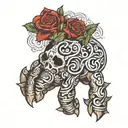 cool looking tattoo for hand tattoo design idea