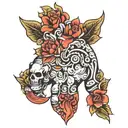 cool looking tattoo for hand tattoo design idea