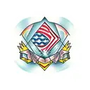 diamond in the rough tattoo design idea