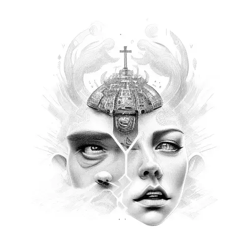 words "may the lord bless you and keep you, make his face shine upon you, lift up his accountants upon you and give y tattoo design idea