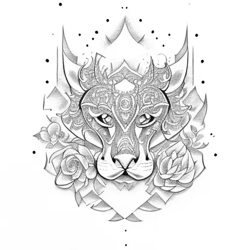 fluer de lis tattoo design idea