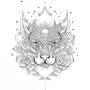 fluer de lis tattoo design idea