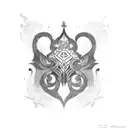 fluer de lis tattoo design idea