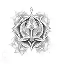 fluer de lis tattoo design idea