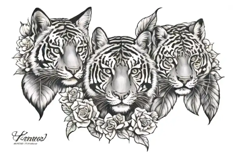 matching couples tattoo tattoo design idea