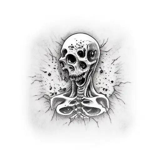 The walking dead tattoo design idea