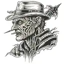 freddy krueger tattoo design idea