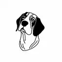 beagle tattoo design idea