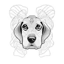beagle tattoo design idea
