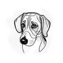 beagle tattoo design idea