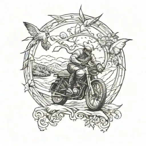 A Tattoo of Perseverance  Concept: A journey through adversity, culminating in triumph.  Centerpiece: A small, detailed  tattoo design idea