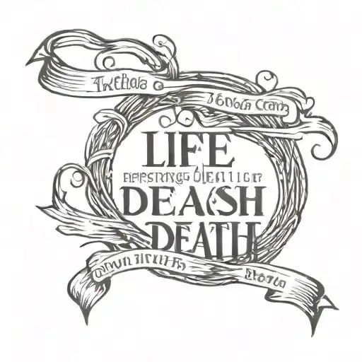 Life Before Death Strength Before Weakness Journey Before Destination" In Three Lines Of Text Tattoo Idea tattoo design idea