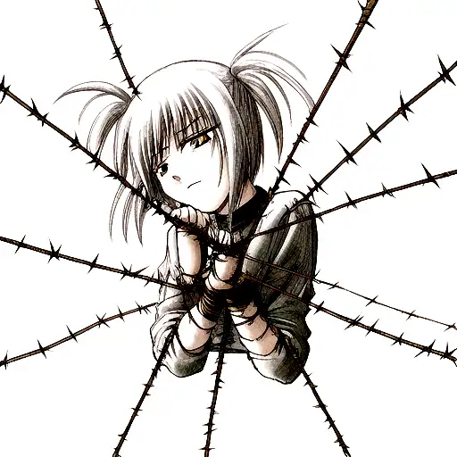 barbed wire strangle tattoo design idea