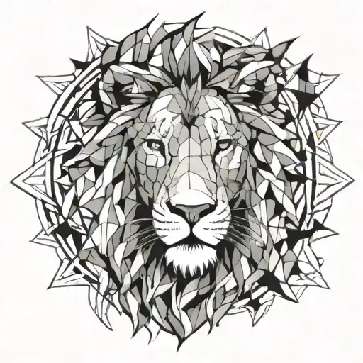 aslan tattoo design idea