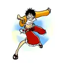 Luffy one piece tattoo design idea