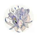 bluebonnet tattoo design idea