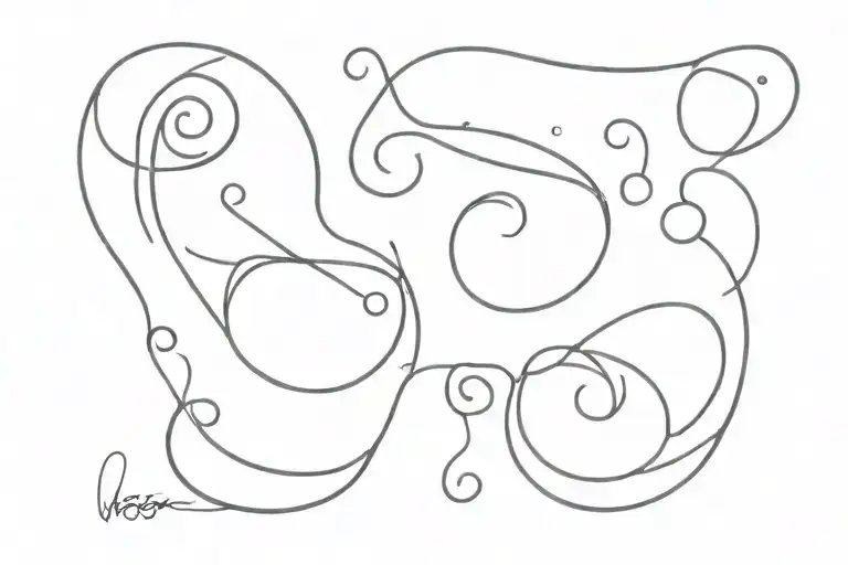 womb tattoo with sperm  tattoo design idea