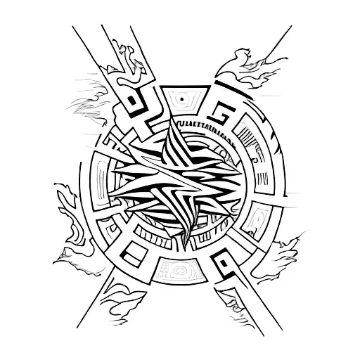 A psychedelic interpretation of the Red Hot Chili Peppers logo tattoo design idea