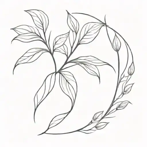 tipuana seeds tattoo design idea