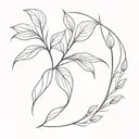 tipuana seeds tattoo design idea
