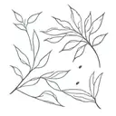 tipuana seeds tattoo design idea