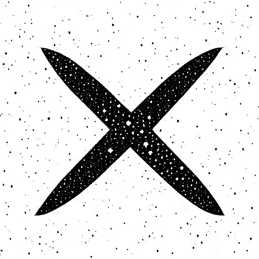 little stars and lines  tattoo design idea