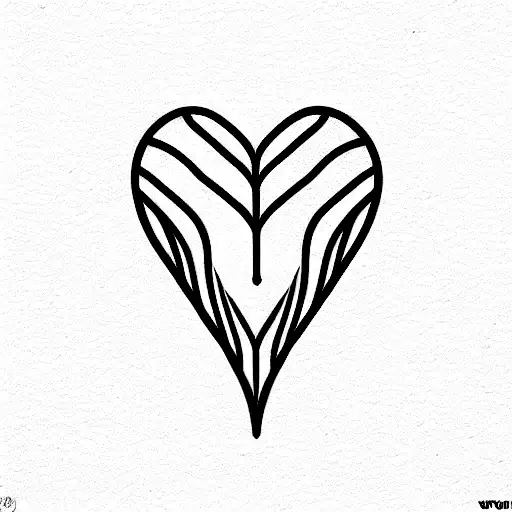 heart heaertbeat tq+imposible ni una coma  tattoo design idea